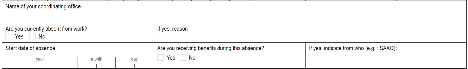 Indentification of Participant